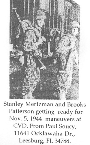 253d Infantry troops ready for maneuvers Camp Van Dorn