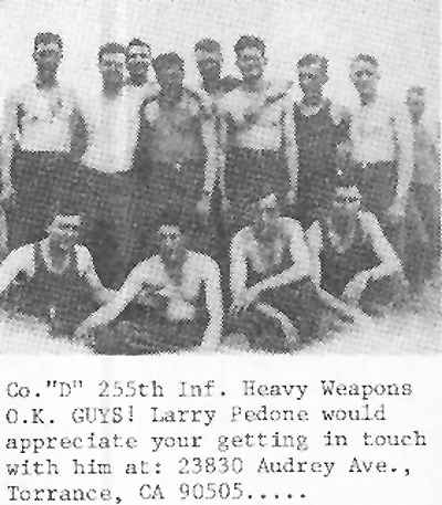 D/255th Infantry