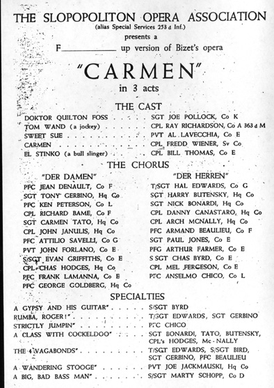 Carmen Program