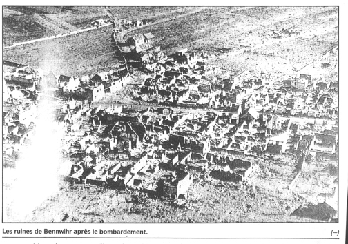 Bennwihr France after the battle