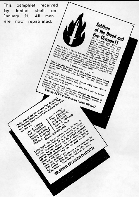 German Leaflets about American POWs