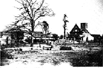 Jebsheim Church and School after the Battle of Jebsheim