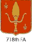 718th FA Bn Crest