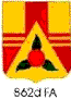 862d FA Bn Crest