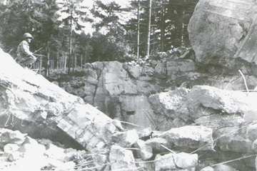 Overlooking German Bunker