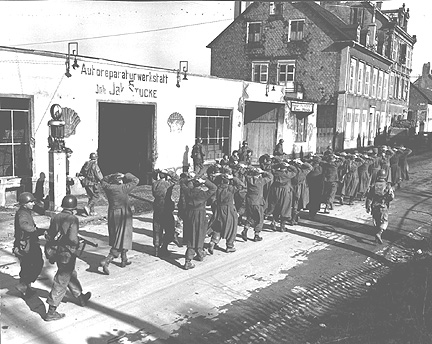 German prisoners in Sarreguemines