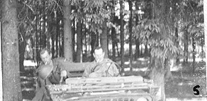 Col Tucker with Capt Restani 254th Inf