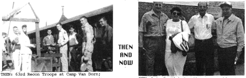 63rd Rcn Troops, then and now