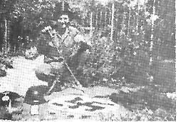 63rd Soldier with war trophies