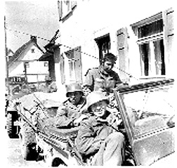 Radio jeep and crew Hq Co 254th Infantry