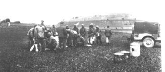 Chow time on field exercise