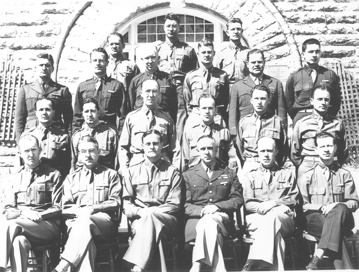 Headquarters 63rd Infantry Division Staff Officers Feb 44