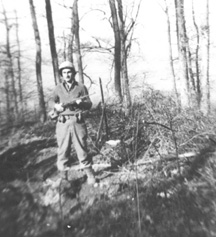 Ralph Lane at Bunker, Sarreguemines Forest