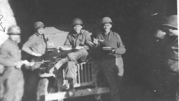 Chow time hq co 2d bn 254th Inf