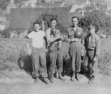 63rd Soldiers near Creglingen, Germany