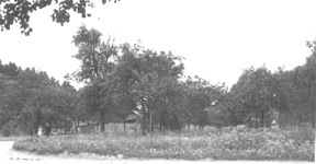 Destroyed Chateau near Kocher bridgehead