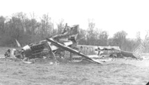 German bomber shot down in Bavaria Apr 45