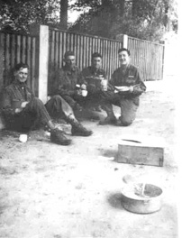 Chow time D 255th Inf