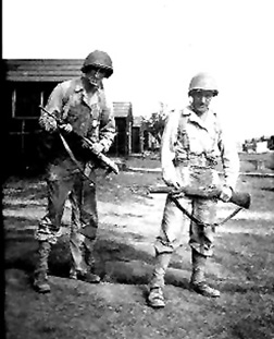 Cpl Irwin Gold and buddy AT 253rd Inf