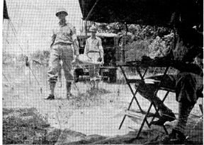 Litter bearers training at Camp Van Dorn