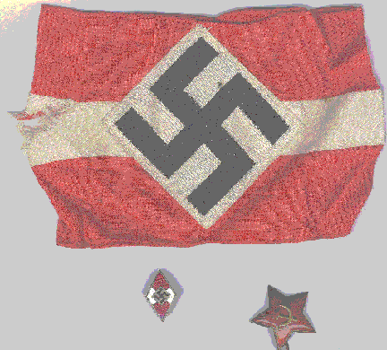 German and Russian emblems