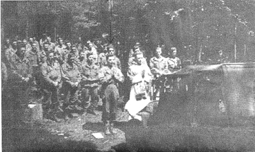 Church Services in the field