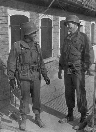 Capt Bailey, Hq 254th Inf Regt in Germany 1945