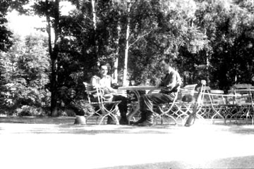 Beer Garden Thackberry- Heidelberg Germany 1945