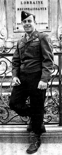 Lt Beauregard E/255th Inf Regt Nancy France 1945