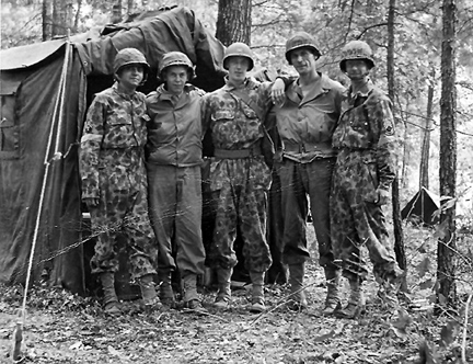 Hq 3d Bn 255th Inf Regt, Cp Van Dorn, MS 1944