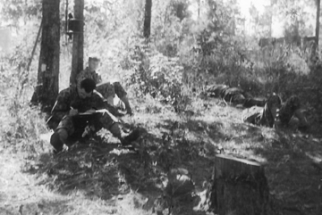Members B/718th FA Bn Cp Van Dorn, MS 1944