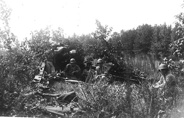 B/718th FA Bn in the Field, Cp Van Dorn, MS 1944
