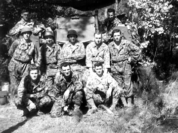 Members  B/718th FA Bn Cp Van Dorn, MS 1944
