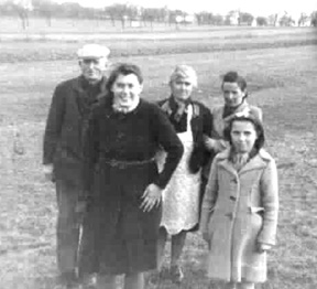 French family Willerwald, France 1945