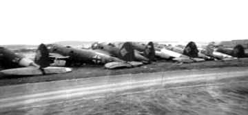 German aircraft, Boblingen air field, Germany 1945