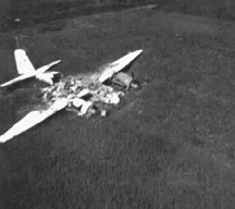 German Bomber near Bad Mergentheim, Germany 1945