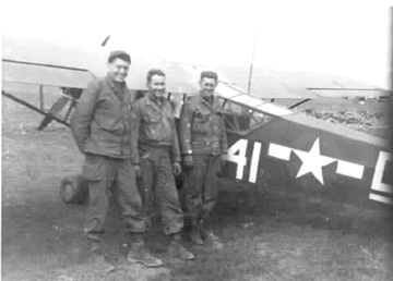 Members Hq Btry 861st FA Bn Willerwald, France 1945