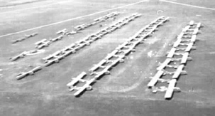 Glider Park South of Stuggart, Germany 1945