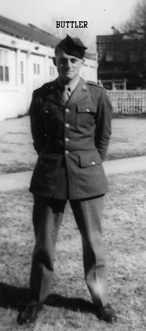 Butler, B Btry 863d FA Bn Cp Van Dorn MS 1943