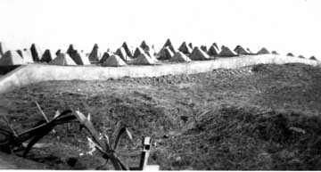 Siegfried Line Dragons Teeth- Germany 1945