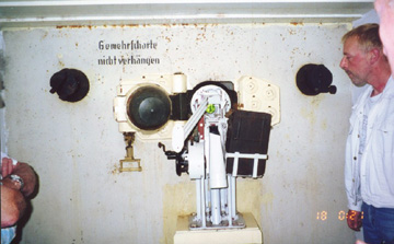 Machine gun port in the Merzig Bunker