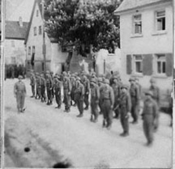 T/Sgt Yakas and his platoon, F/254th Infantry Germany 1945