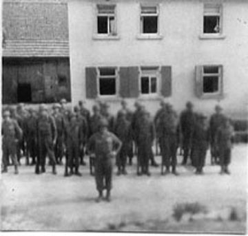 T/Sgt Yakas and his platoon, F/254th Inf Germany 1945