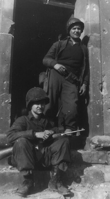 Cronan and buddy, Hq 3d Bn 255th Germany 