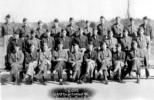 263d Engr Bn Officers Cp Van Dorn MS Dec 44