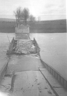 Demolished Neckar River Bridge