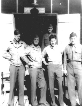 Litter Plat personnel A/363d Med Bn Camp Van Dorn 1944