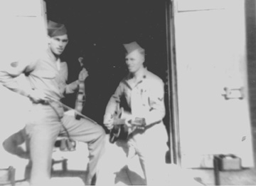 Amb Plat personnel A.363d Med Bn Cp Van Dorn MS 1944