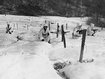 Third Division soldiers in camouflage- Dec 1944