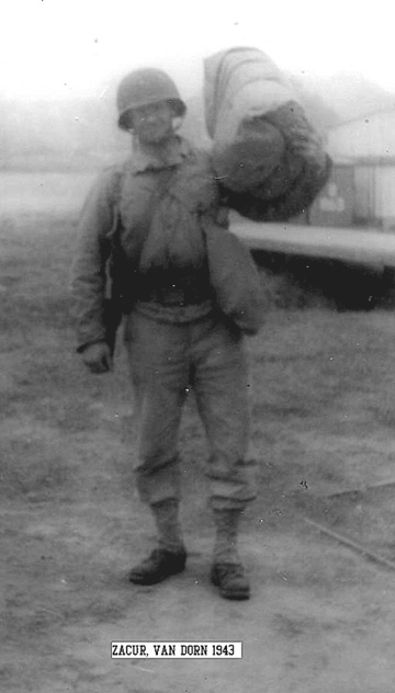 Zacur, B Btry 863d FA Cp Van Dorn, MS 1943